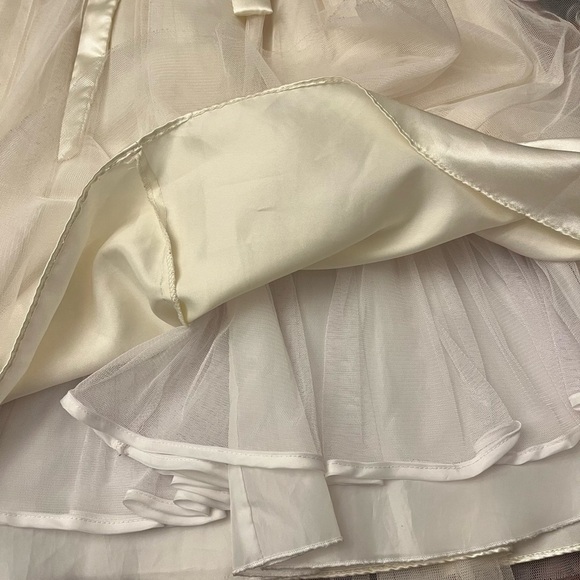 Jona Michelle Holiday Black Velvet Dress Tulle Size 8 - Picture 5 of 6